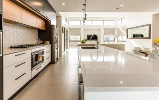 underfloor heating in the kitchen