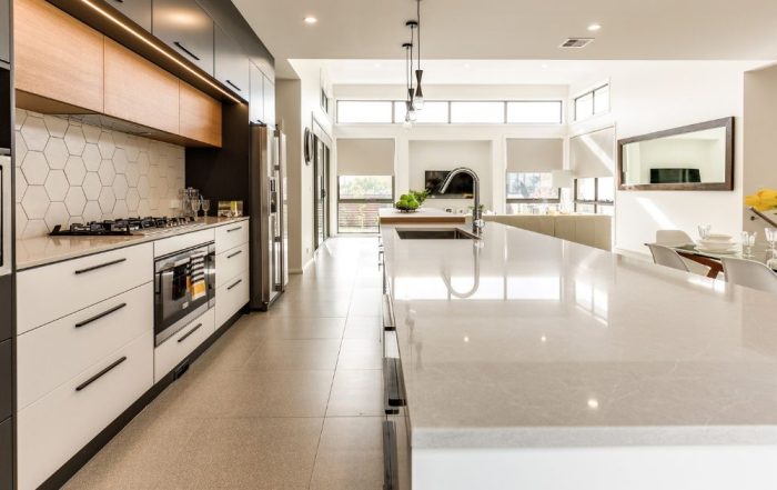 underfloor heating in the kitchen
